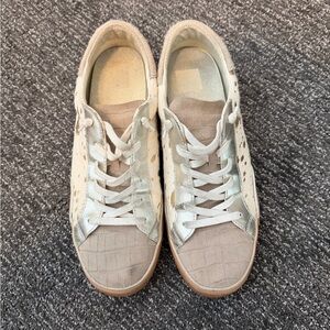 Dolce Vita Beige and White Women's Sneakers